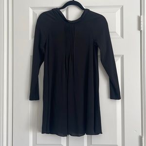 Escada long sleeve silk mini dress